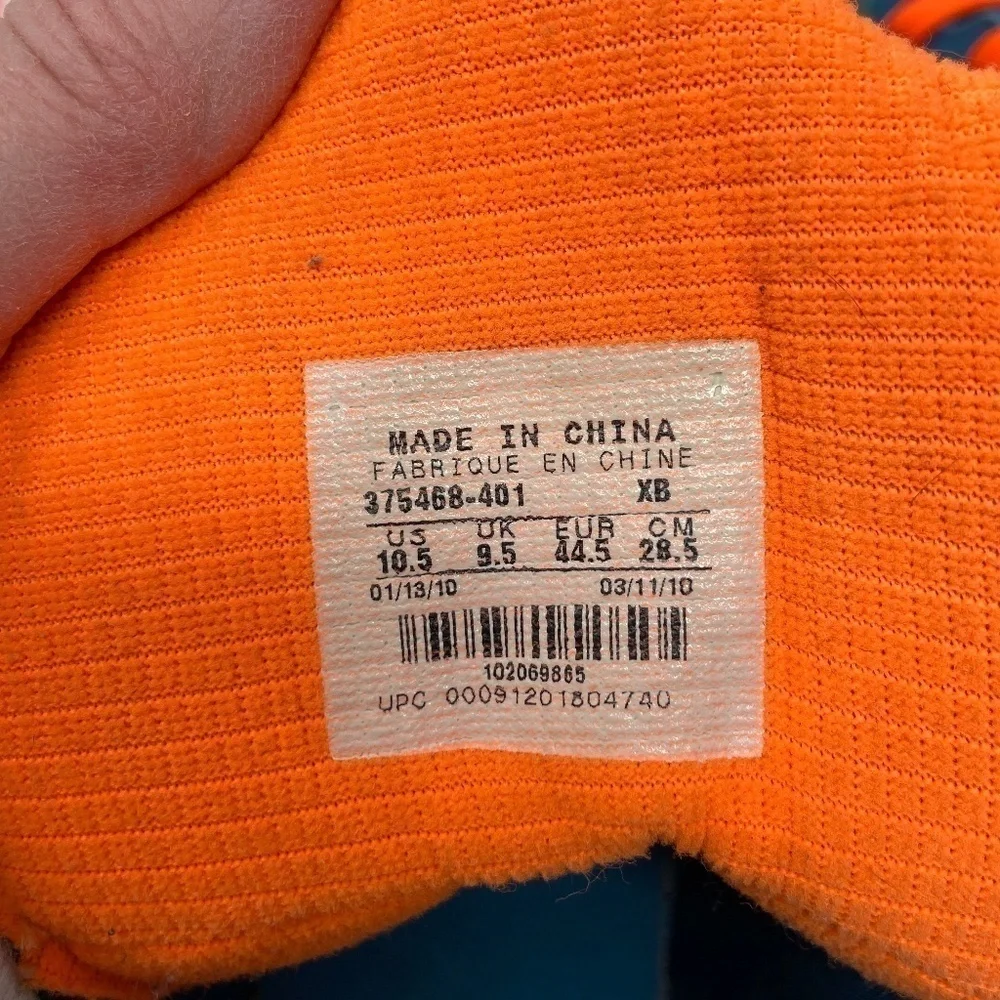 NIKE | Auto Flight High Top Sneaker Teal Blue 10.5 - Picture 9 of 10